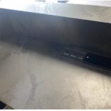 Reception Desk Black and Gray with LED lights g